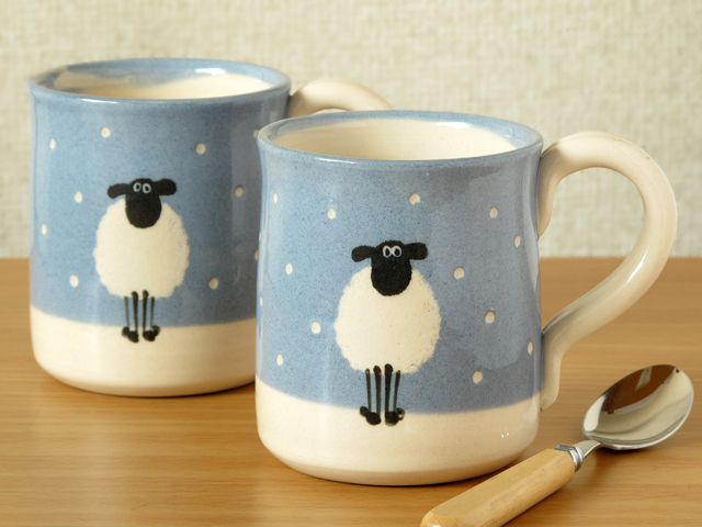 雪のひつじ マグカップ